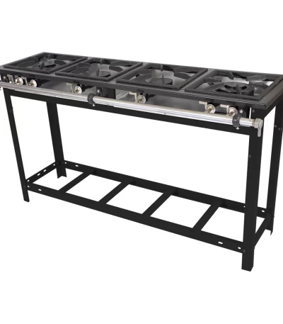 Fogão Extra Venâncio em Linha 4 Bocas 2 Duplas E42DL - Baixa Pressão