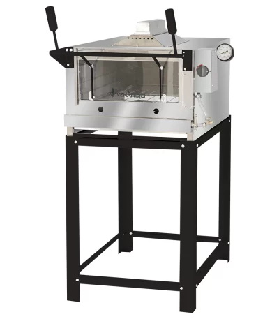 Forno Industrial Lastro de Pedra Refratária c/ Gratinador FIRIV80 Venâncio Roma 80cm – Gás GLP