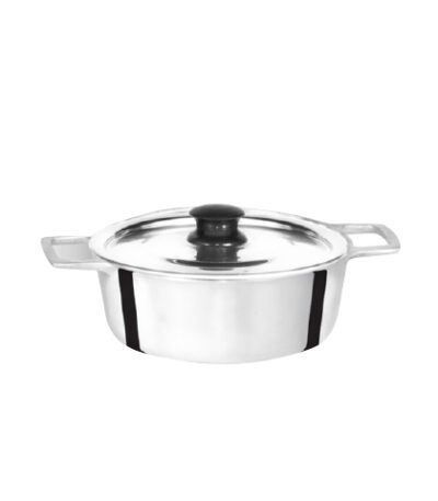 Panela Caçarola em Alumínio Batido com Tampa Leve Titanium 34cm MBA 1353 - 10,7L