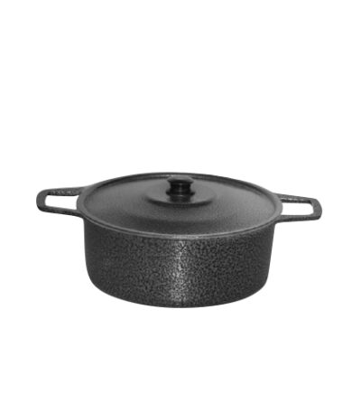 Panela Caçarola Usinada Platinum em Alumínio com Tampa Leve 24cm MBA 281C