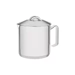 Fervedor Inox Fundo Triplo com Tampa 14 cm Tramontina Solar 62512/140 - 2 L