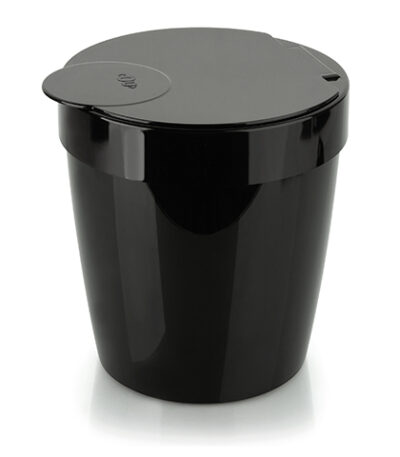 Lixeira para Pia de Cozinha Preta Infinity Martiplast LX350 - 5L