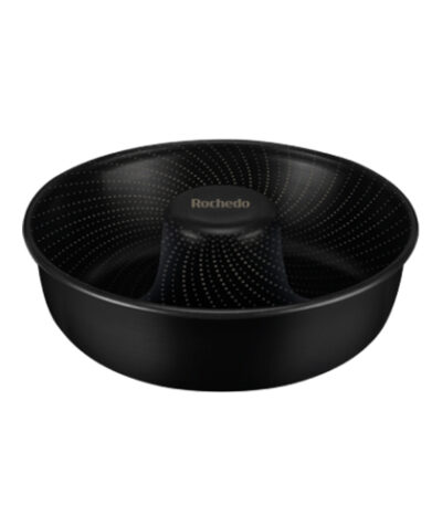 Forma Assadeira de Alumínio Antiaderente para Pudim Rochedo 5203 - 24x7,5cm