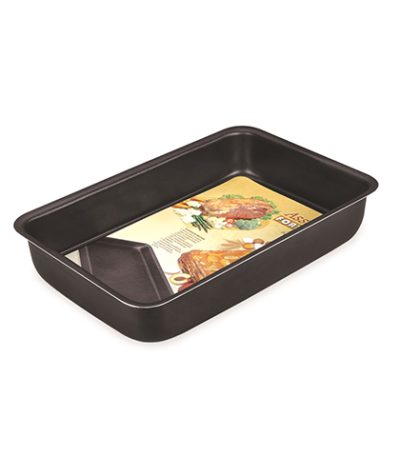 Forma Assadeira Retangular de Alumínio Antiaderente N°1 Fortaleza 700101 - 30x20cm