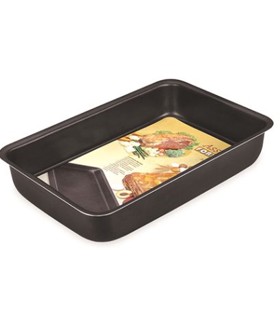 Forma Assadeira Retangular de Alumínio Antiaderente N°2 Fortaleza 320002 - 35,5x24,5cm