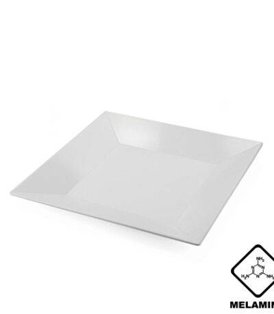 Prato Quadrado Fundo de Melamina Dayhome - 30cm