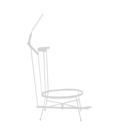 Suporte para Lixeira Branco Farnese - 64L