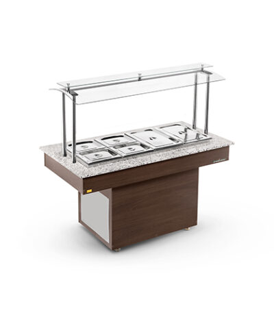 Buffet Self-Service Central 8 Cubas 1/2 Quentes Refrimate BRCQ8 - 110v | 220v