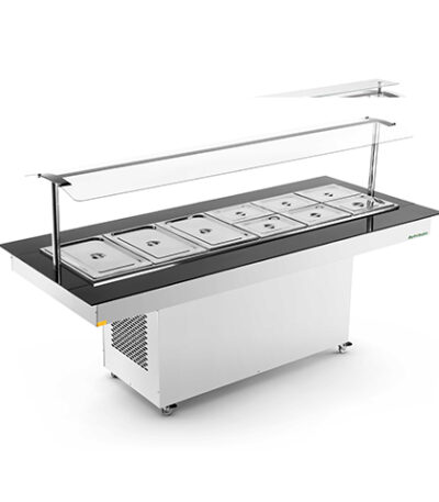 New Buffet Self-Service Restaurante Central 12 Cubas 1/2 Frias Refrimate NBRCF12 - 220v
