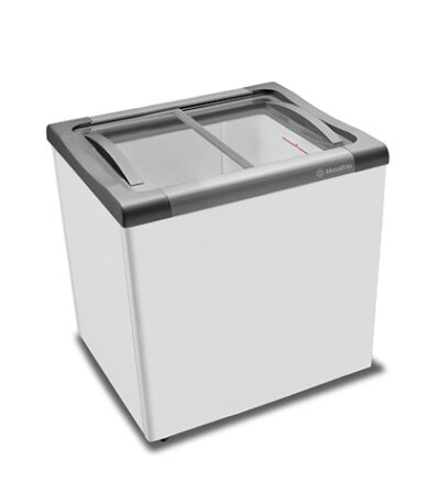 Freezer Horizontal Tampa de Vidro 185L Metalfrio NF20SB - 110v