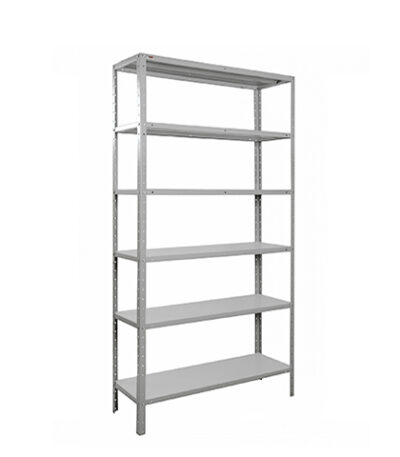 Estante Parafusada de Inox 6 Prateleiras W3 - 30x180cm