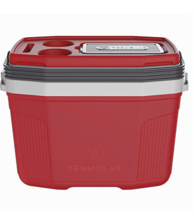 Caixa Térmica Vermelha com Tampa Porta Copo SUV Plus Termolar - 20L