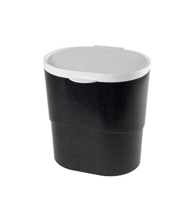 Lixeira para Pia de Cozinha Preta Evo 7566 - 2,7L