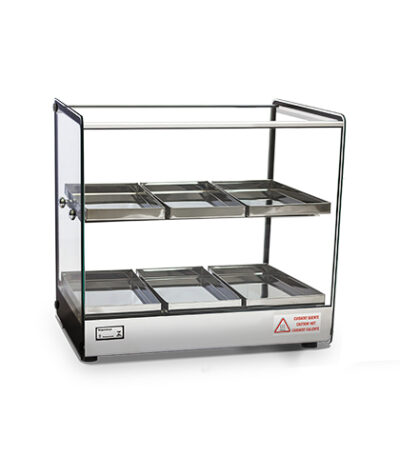 Estufa LED 6 Bandejas 2 Níveis Alumínio Anodizado Vidros Serigrafados Titã EVR LC 6BD - 110v | 220v