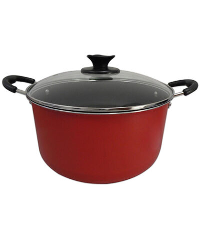 Caçarola em Alumínio com Revestimento Interno e Externo Antiaderente 26cm Dona Chefa TP204 - 7L