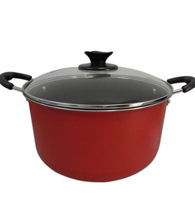 Caçarola em Alumínio com Revestimento Interno e Externo Antiaderente 28cm Dona Chefa TP205 - 8,2L