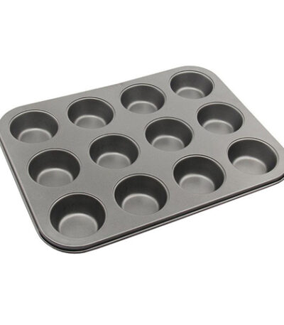 Forma de Cupcake e Muffins Antiaderente Yangzi 13641 - 12 Cavidades