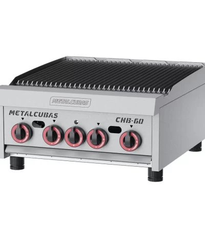 Char Broiler 4 Queimadores 60cm Metalcubas CHB60 - Gás GLP
