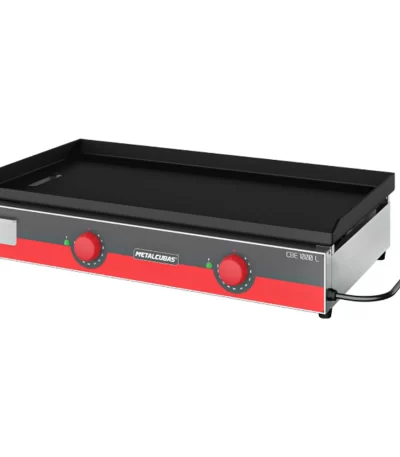 Chapa Bifeteira Elétrica 2 Queimadores Metalcubas CBE1000L 100cm – 220v