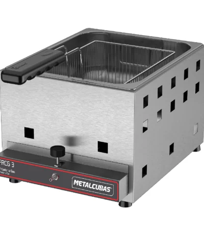 Fritadeira 3 Litros Metalcubas FRCG03 AP 1 Cuba - Gás GLP