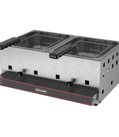 Fritadeira 6 Litros Metalcubas FRCG06 AP 2 Cubas - Gás GLP