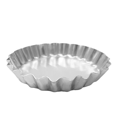 Forma para Tortinha de Alumínio Ondulada N°1 Damião - 8x2cm