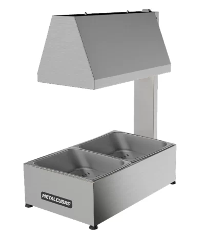 Conservador de Frituras 2 Cubas Metalcubas MCF02CP - 220v