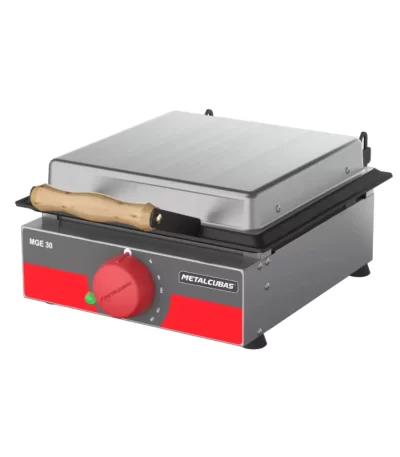 Chapa Sanduicheira Elétrica com Prensa 2 Resistências Metalcubas MGE30 45cm - 110v | 220v