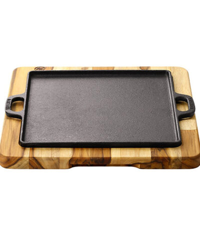 Conjunto Chapa com Suporte de Madeira Santana 6948 - 2 Peças