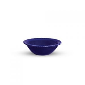 Bowl de Cerâmica Azul Scalla Linha Bolinha - 500ml