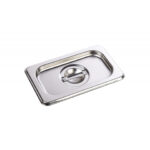 Tampa Cuba Gastronômica 1/9 em Aço Inox sem Recorte para Alças Orcil