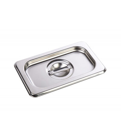 Tampa Cuba Gastronômica 1/9 em Aço Inox sem Recorte para Alças Orcil