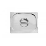 Tampa Cuba Gastronômica 1/2 em Aço Inox com Recorte para Alças Chef Line 50505