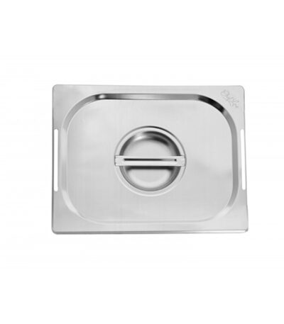 Tampa Cuba Gastronômica 1/2 em Aço Inox com Recorte para Alças Chef Line 50505