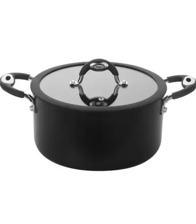 Caçarola em Alumínio com Revestimento Interno Antiaderente Quartzo Tegame Dom 24cm Multiflon 49224 - 5,4L