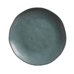 Prato de Sobremesa de Cerâmica Orgânico Petroleum Porto Brasil - 19,5cm