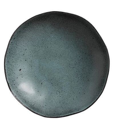Prato Fundo de Cerâmica Orgânico Petroleum Porto Brasil - 21cm