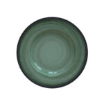 Prato Raso de Porcelana Decorada Rústico Verde Tramontina 96980/003 - 27cm