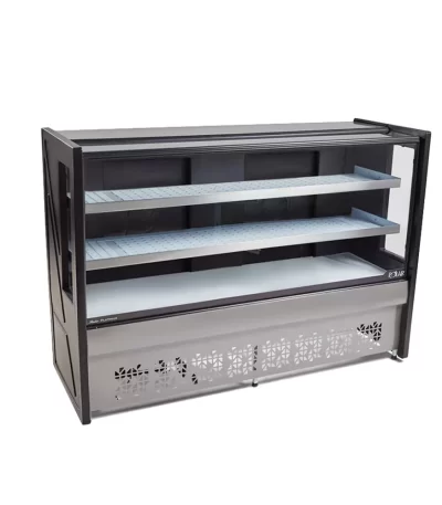 Balcão Refrigerado 2 Placas Frias 1,25m Polar PBR125 Preto Platinum - 110v | 220v