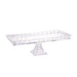 Fruteira Centro de Mesa Cristal Dragon com Pé Lyor 4426 - 34cm