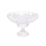 Fruteira Centro de Mesa Cristal Princess com Pé Rojemac 27917 - 32cm