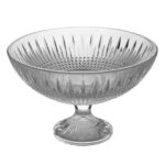 Fruteira Centro de Mesa Cristal Queen com Pé Rojemac 27976 - 30cm