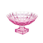 Fruteira Centro Mesa Cristal Roxo com Pé Diamante Rojemac 27693 – 32cm