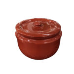 Caçarola de Cerâmica de Barro com Tampa e Asa N5 25cm Motta 1705 - 8L