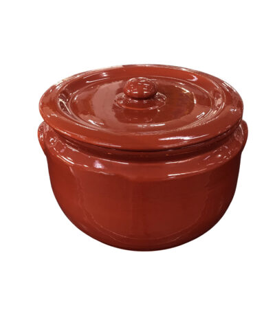 Caçarola de Cerâmica de Barro com Tampa e Asa N6 28cm Motta 1706 - 11L