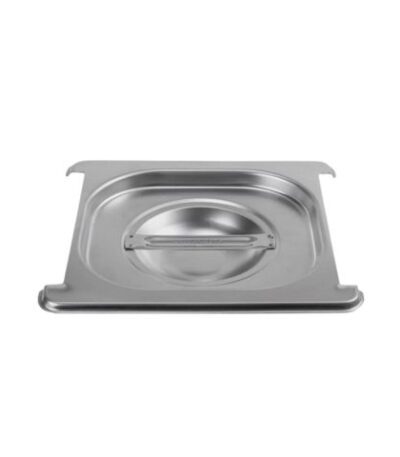 Tampa Cuba Gastronômica 1/6 em Aço Inox com Recorte para Alças Orcil
