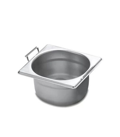 Cuba Gastronômica GN 1/6 100mm em Aço Inox com Alças Orcil