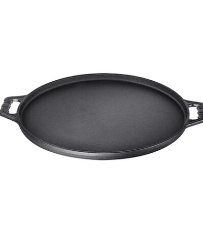 Chapa Bifeteira Lisa de Ferro Fundido com Alças Santana 4944 - 30cm