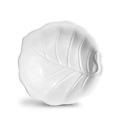 Fruteira Centro de Mesa Cerâmica Branca Scalla 420579 - 28cm