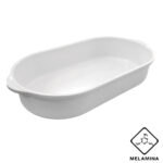 Travessa Melamina Oval C/ Alça 32cm - 1900ml